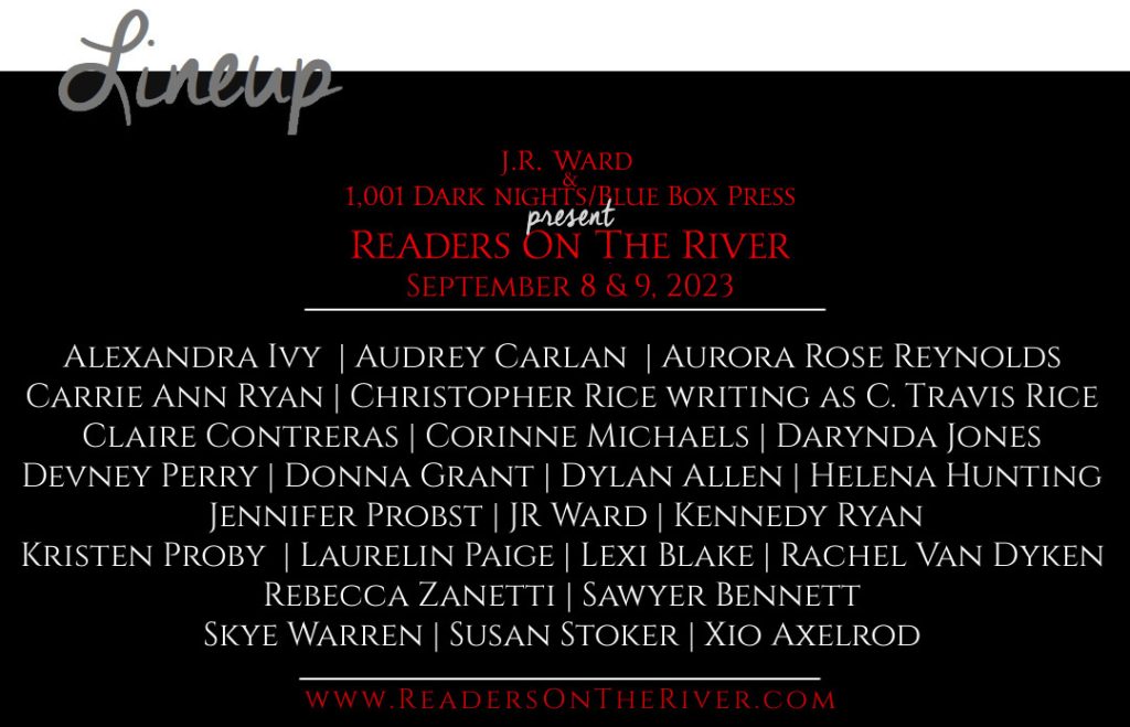 Readers on the River Brought to you by J.R. Ward and 1,001DarkNights